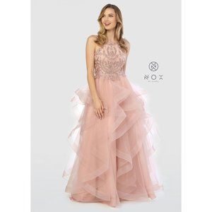 BEAUTIFUL DRESS-S266-ROSEGOLD